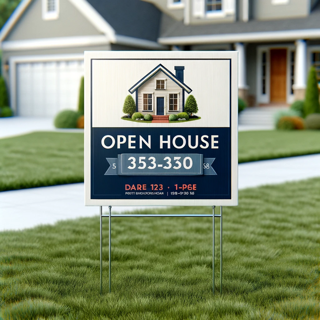 Double Sided Yard Sign 18x24